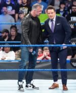 Wrestler Shane McMahon Leather Black Jacket