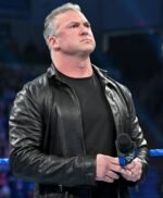 Wrestler Shane McMahon Leather Black Jacket