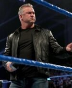 Wrestler Shane McMahon Leather Black Jacket