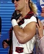 Wrestler Shawn Michaels White Leather Vest