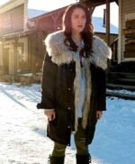 Wynonna Earp S04 Melanie Scrofano Shearling Fur Jacket