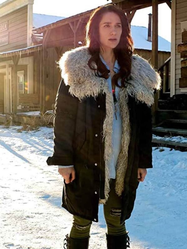 Wynonna Earp S04 Melanie Scrofano Shearling Fur Jacket