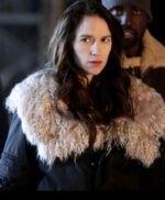 Wynonna Earp S04 Melanie Scrofano Shearling Fur Jacket