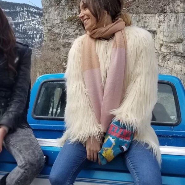 Wynonna Earp S04 Waverly Earp Fur Cream Coat