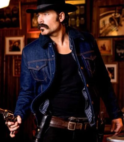 Wynonna Earp Tim Rozon Denim Trucker Jacket
