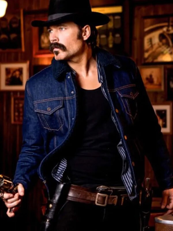 Wynonna Earp Tim Rozon Denim Trucker Jacket