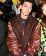 XO, Kitty 2023 Anthony Keyvan Varsity Brown Jacket