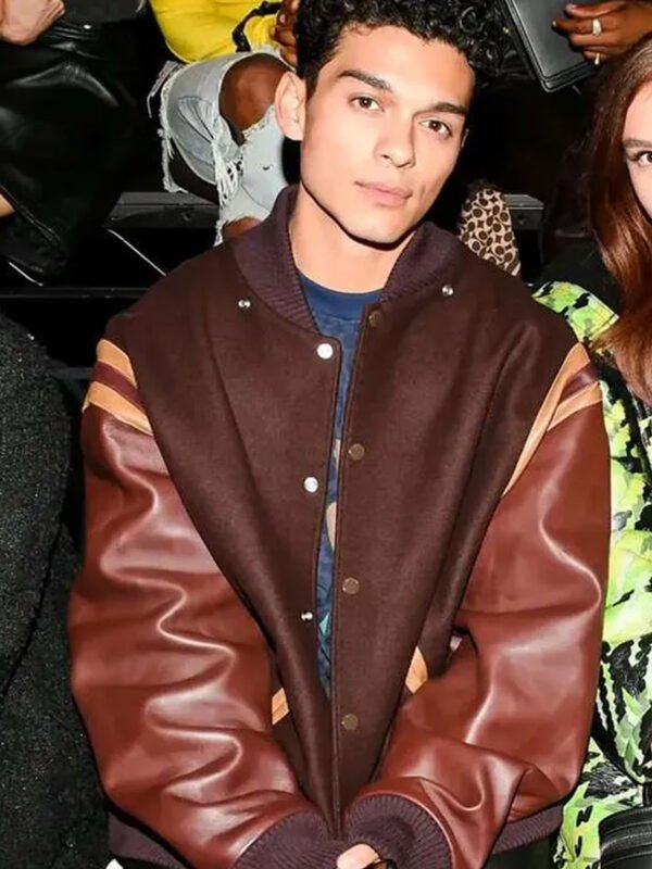 XO, Kitty 2023 Anthony Keyvan Varsity Brown Jacket
