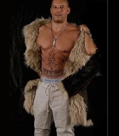 XXX Return of Xander Cage Shearling Beaver Trench Coat