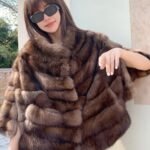 Xanthe Genuine Mink Fur Coat