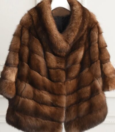 Xanthe Genuine Mink Fur Coat