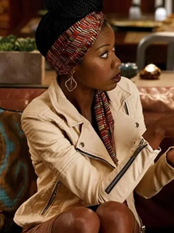 Xosha Roquemore The Mindy Project S03 Biker Jacket