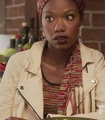 Xosha Roquemore The Mindy Project S03 Biker Jacket