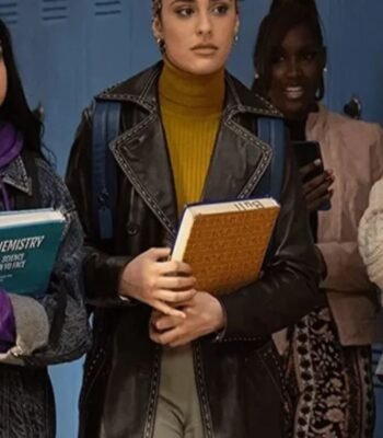 Yasmeen Fletcher Ms. Marvel Black Leather Coat