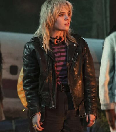 Yellowjackets Young Natalie Motorcycle Leather Jacket