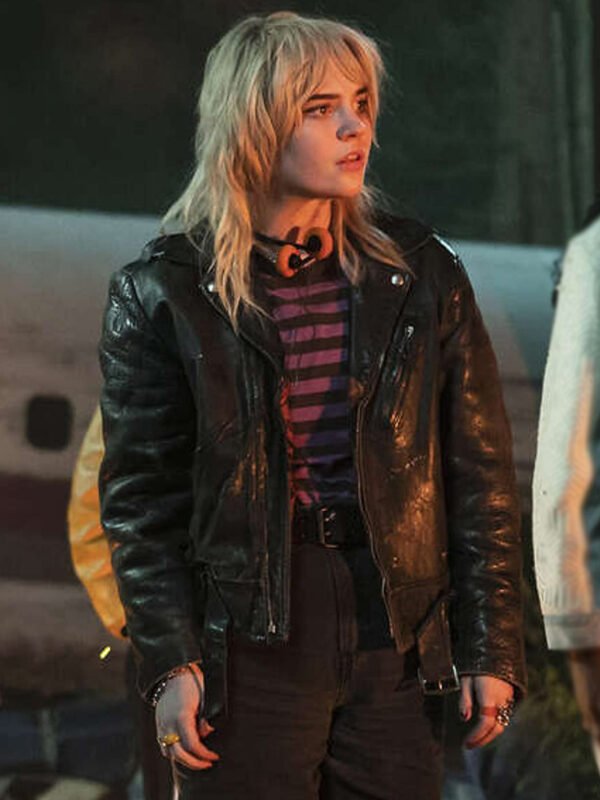 Yellowjackets Young Natalie Motorcycle Leather Jacket