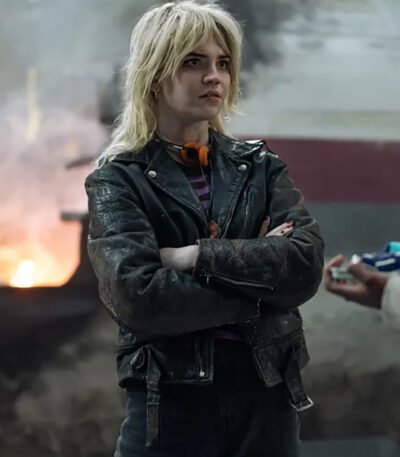 Yellowjackets Young Natalie Motorcycle Leather Jacket