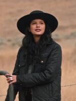Yellowstone Avery S04 Black Cotton Quilted Jacket