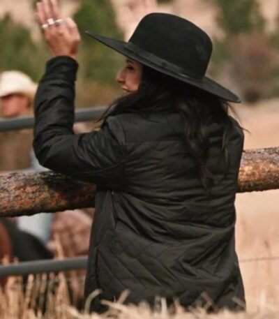 Yellowstone Avery S04 Black Cotton Quilted Jacket