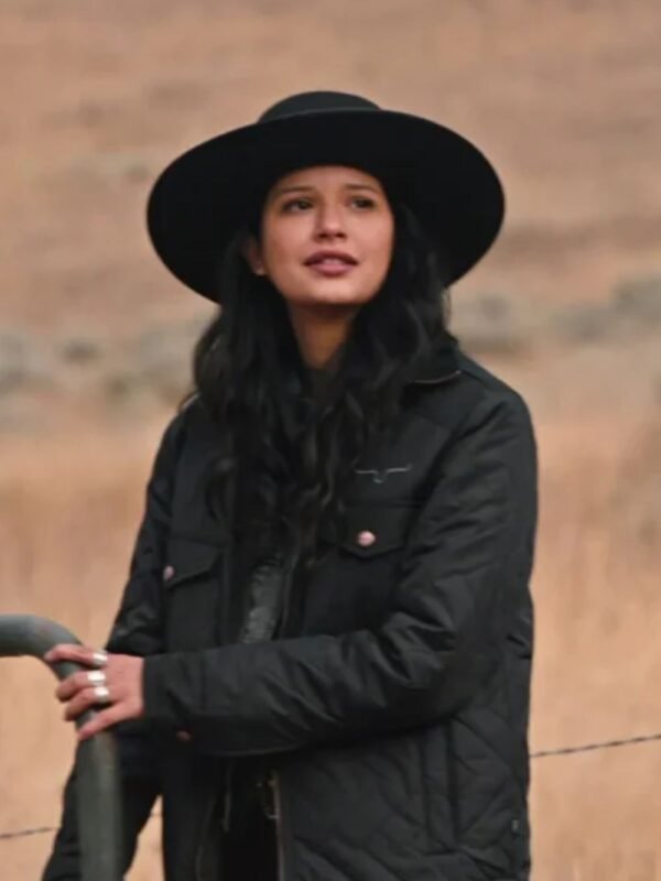 Yellowstone Avery S04 Black Cotton Quilted Jacket