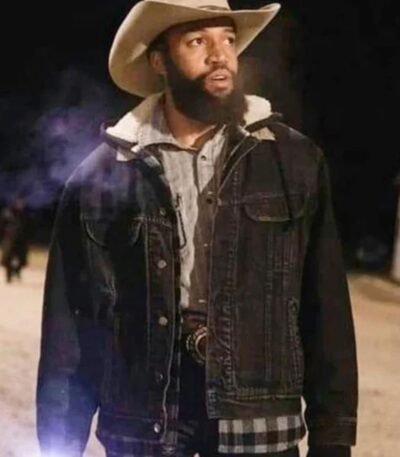 Yellowstone Denim Richards Black Denim Trucker Jacket