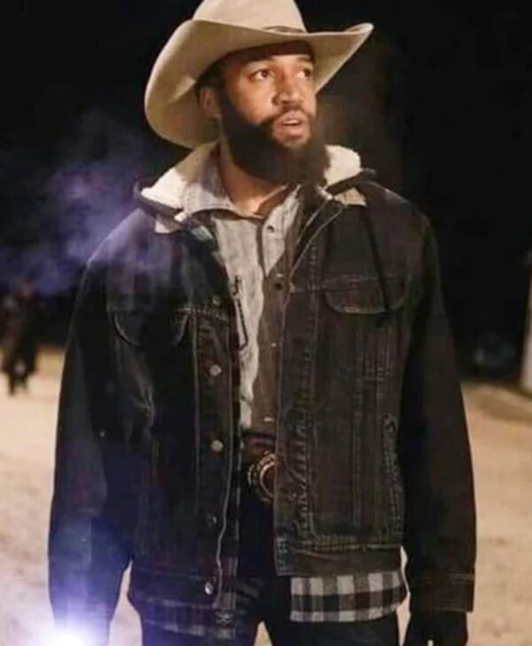 Yellowstone Denim Richards Black Denim Trucker Jacket