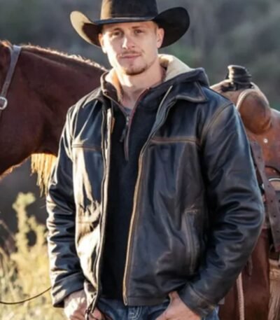 Yellowstone Eric McGraw Ranch Wear Leather Jacket