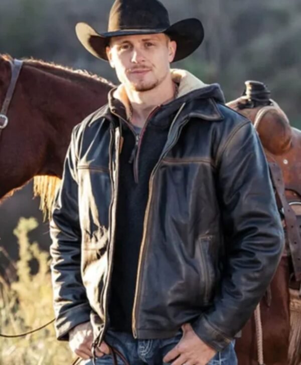 Yellowstone Eric McGraw Ranch Wear Leather Jacket