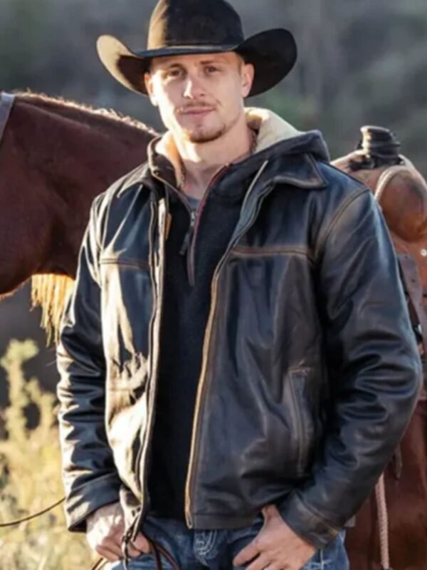 Yellowstone Eric McGraw Ranch Wear Leather Jacket