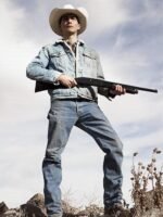 Yellowstone Gerald Tokala Faux Fur Denim Trucker Jacket