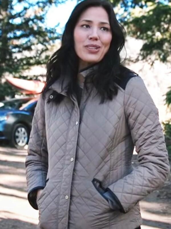 Yellowstone Michaela Conlin Grey Quilted Jacket