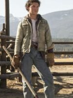 Yellowstone S02 Kyle Red Silverstein Denim Trucker Jacket