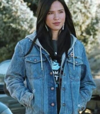 Yellowstone S03 Kelsey Asbille Monica Dutton Denim Jacket