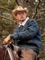 Yellowstone S04 Jefferson White Blue Denim Jacket