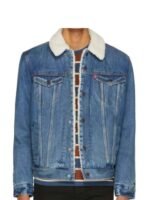 Yellowstone S04 Jefferson White Blue Denim Jacket