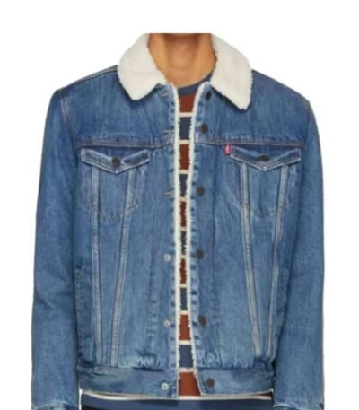 Yellowstone S04 Jefferson White Blue Denim Jacket
