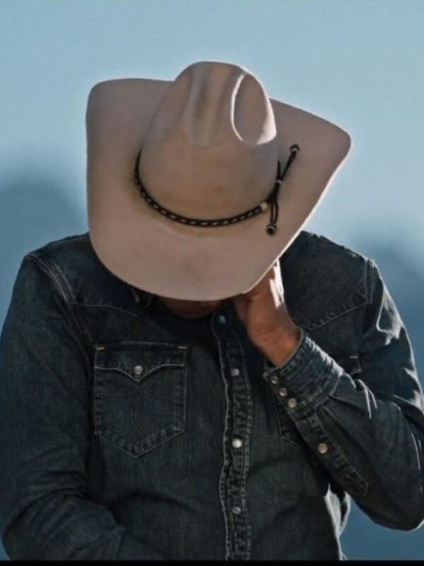 Yellowstone S04 John Dutton Blue Denim Shirt