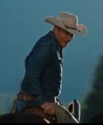 Yellowstone S04 John Dutton Blue Denim Shirt