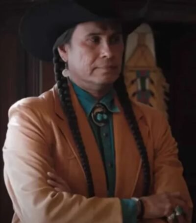 Yellowstone S04 Moses Brings Plenty Leather Coat