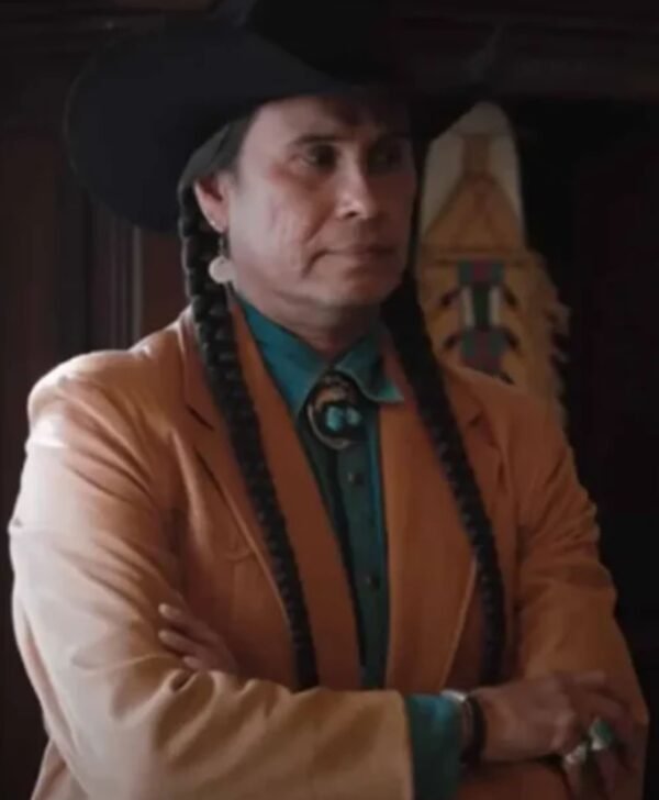 Yellowstone S04 Moses Brings Plenty Leather Coat