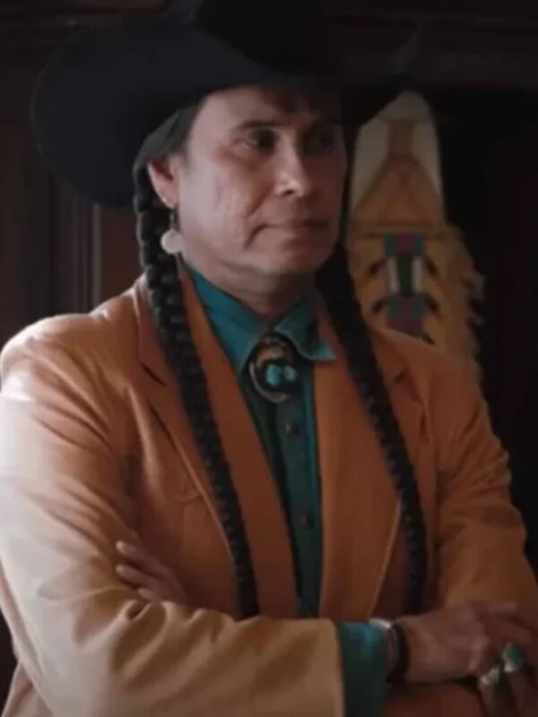 Yellowstone S04 Moses Brings Plenty Leather Coat