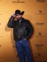 Yellowstone S05 Jake Ream Black Leather Jacket