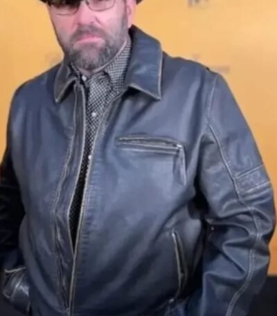 Yellowstone S05 Jake Ream Black Leather Jacket
