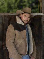 Yellowstone S05 Luke Grimes Suede Leather Jacket