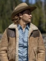 Yellowstone S05 Luke Grimes Suede Leather Jacket