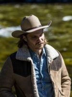 Yellowstone S05 Luke Grimes Suede Leather Jacket