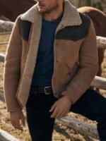 Yellowstone S05 Luke Grimes Suede Leather Jacket