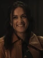 You S04 Amy Leigh Hickman Brown Leather Jacket