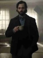 You S04 Penn Badgley Black Suit