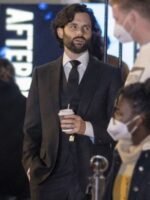 You S04 Penn Badgley Black Suit